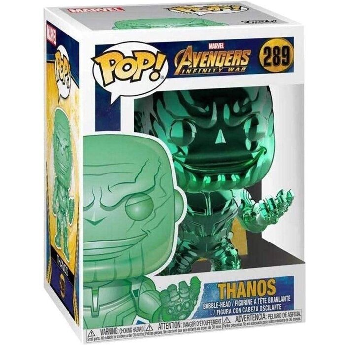 Funko Funko Marvel 0289 Thanos, Green Metallic, Avengers, Infinity War