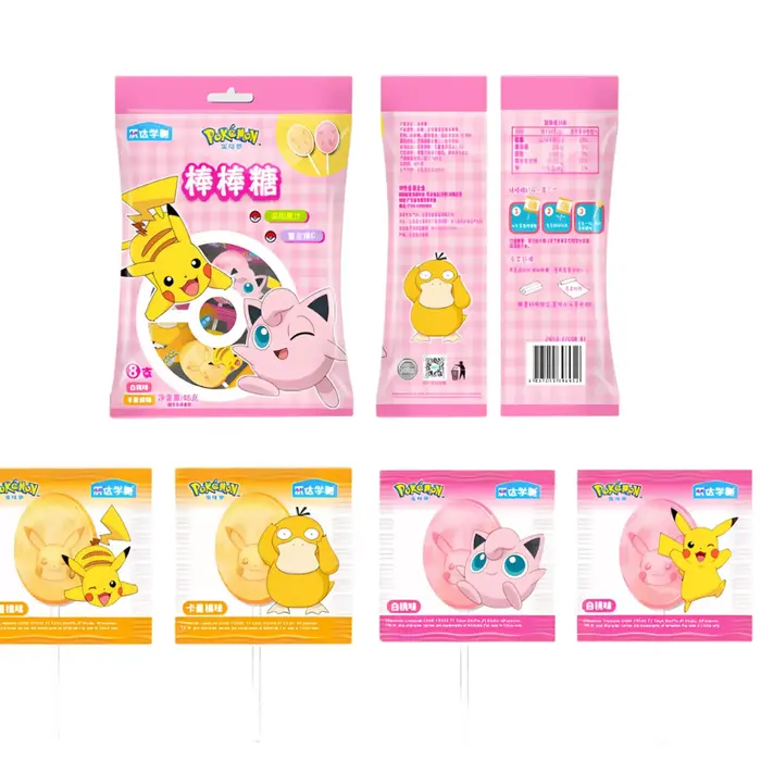 Pokémon Pokémon Peach & Orange Lollipop 60gr