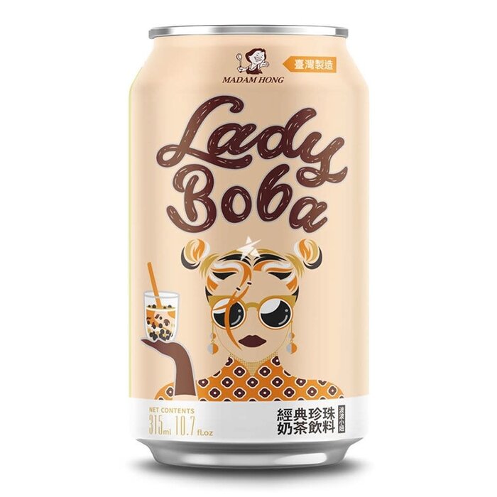 Madam Hong Lady Boba Bubble Tea Drink Classic 315ml, Taiwan