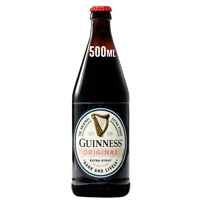 Guinness Guinness Original Extra Stout, Dark and Lively 4.2% alc 500ml