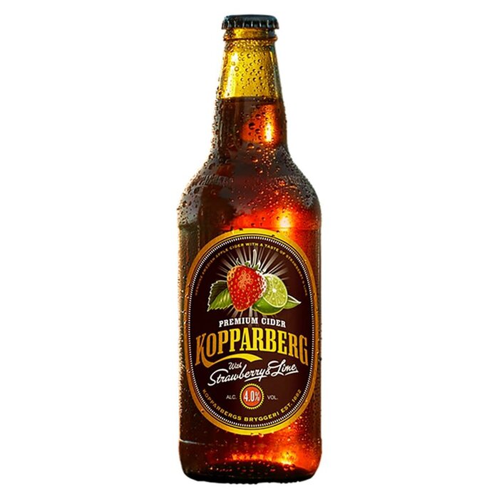 Kopparberg Kopparberg Premium Cider, Strawberry & lime 4.0% alc 500ml
