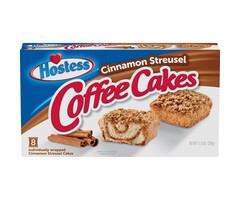Hostess Hostess Coffee Cakes Cinnamon Streusel, Cinnamon Streusel Cakes 329gr