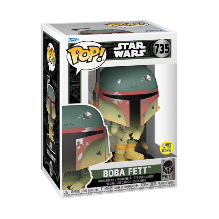 Funko Funko Star Wars 0735 Boba Fett GLOW, SW Fett Legacy