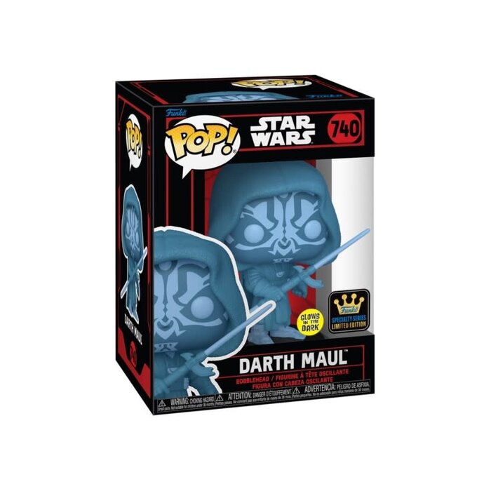 Funko Funko Star Wars 0740 Darth Maul Hologram, GLOW, SW DarkSide