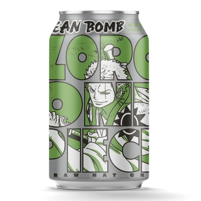 Ocean Bomb Drink Ocean Bomb One Piece Zoro, Honey Lemonade Flavour 330ml