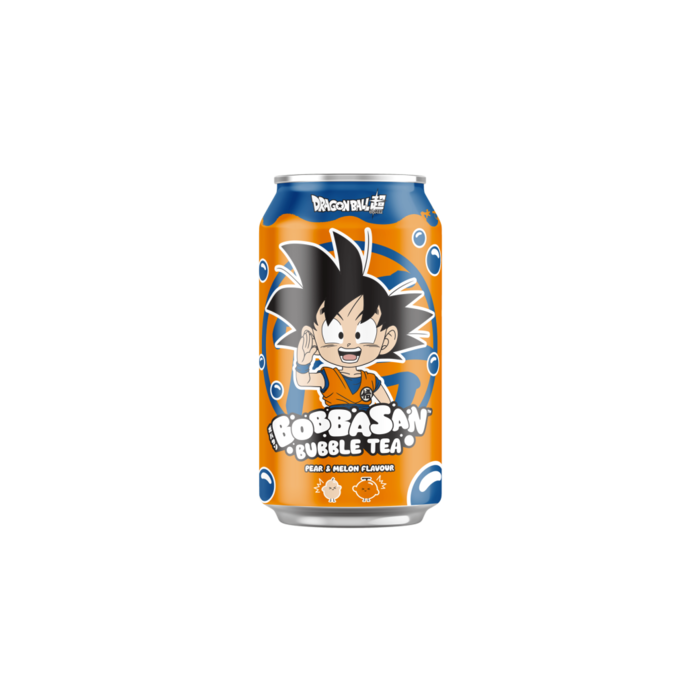 BobbaSan Drink BobbaSan Bubble Tea DragonBall GOKU, Pear & Melon Flavour 330ml