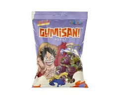 Ultra Pop Candy Ultra Pop GumiSan! One Piece Luffy, Grape Gummy Candies 180gr
