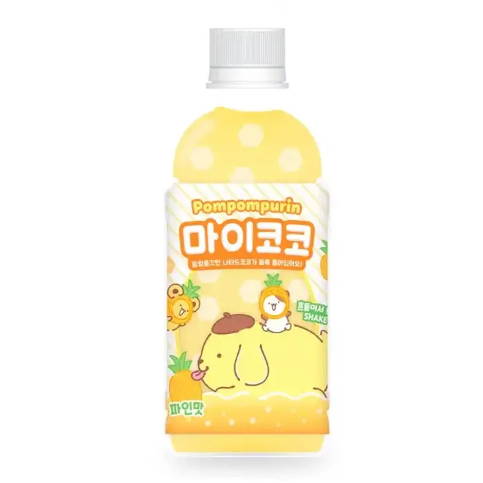 Sanrio Drink Sanrio PompomPurin PineApple 340ml KR