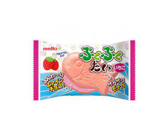Meito Cookies Meito PukuPukuTai StrawBerry 16.5gr Japan