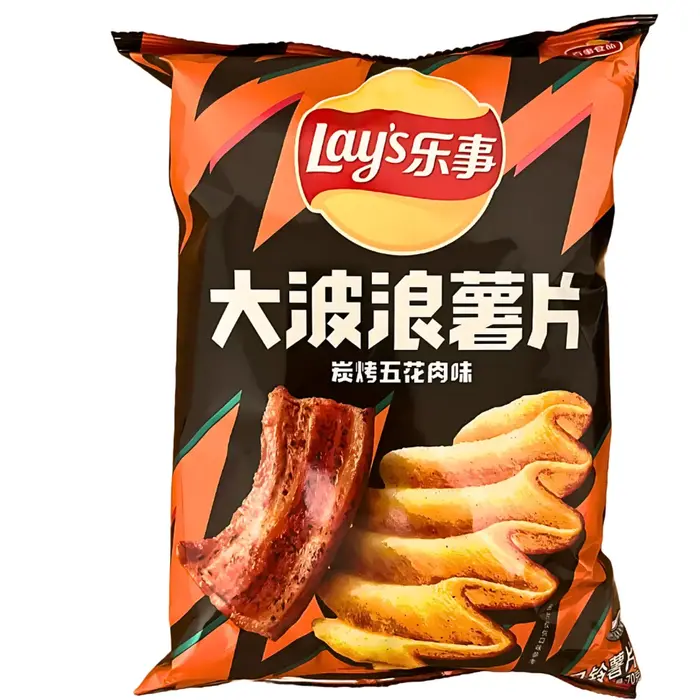 Lays Chips Lay's Grilled Pork Belly Flavor 40gr China