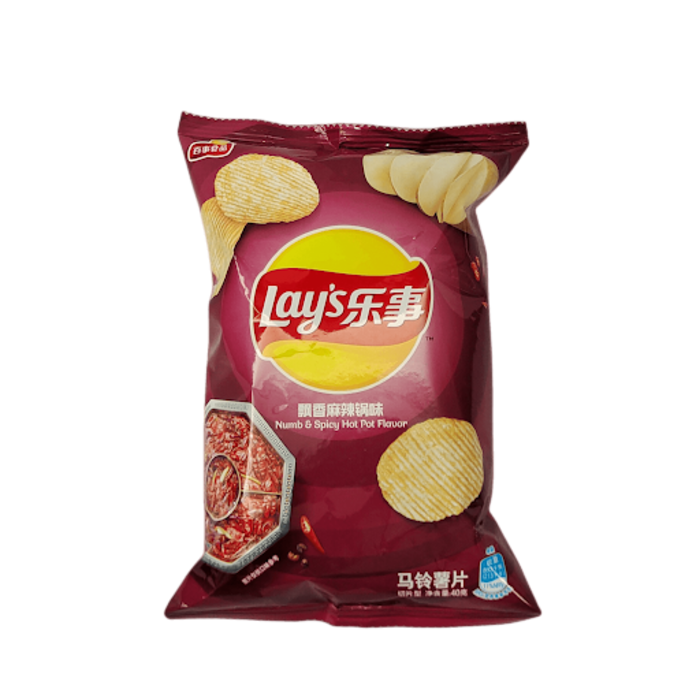 Lays Chips Lay's Numb & Spicy Hot Pot Flavor 40gr China