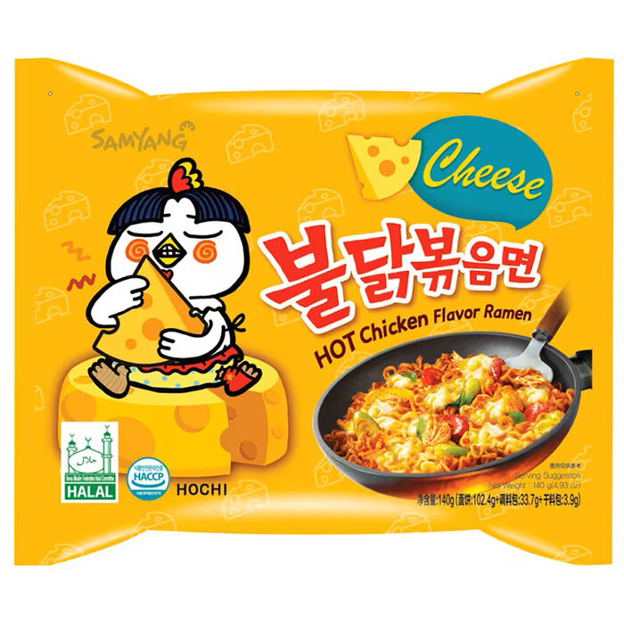 SamYang Ramen SamYang Buldak Hot Chicken Cheese Flavor 140gr