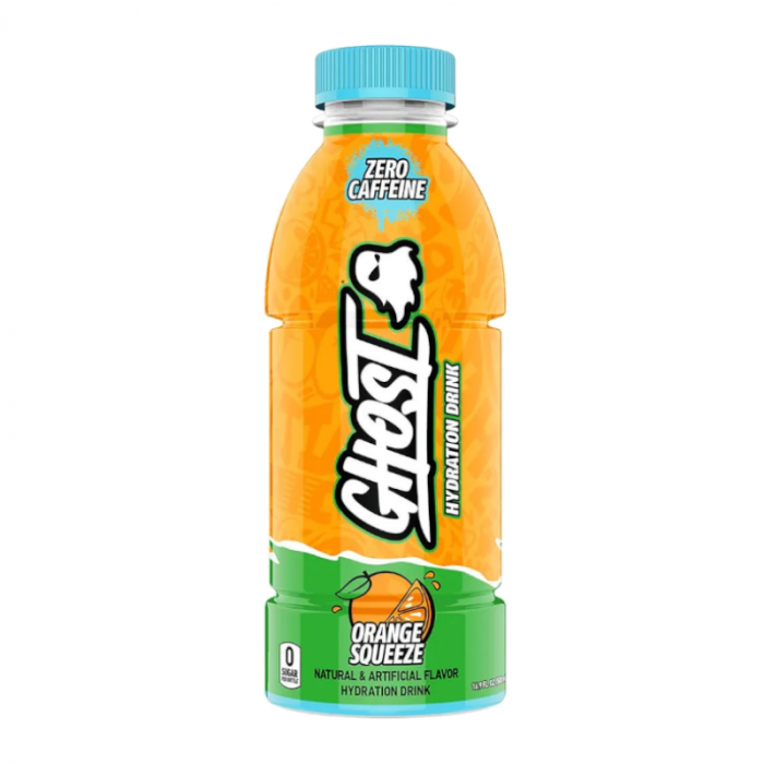 Drink Ghost Hydration Orange Squeeze 500ml Zero Caffeine ( To Good To Go )