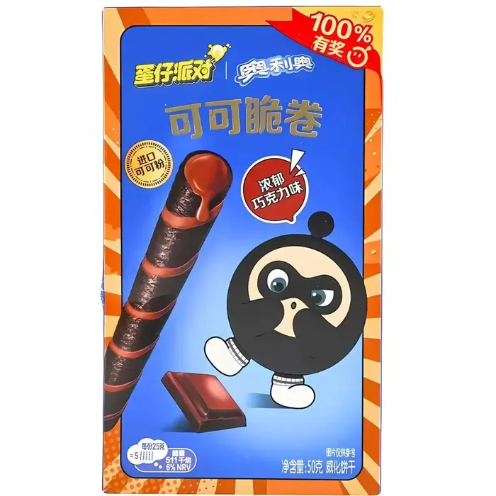 Oreo Cookies OREO Cocoa Chocolate Chocolate Wafer Roll 50gr China