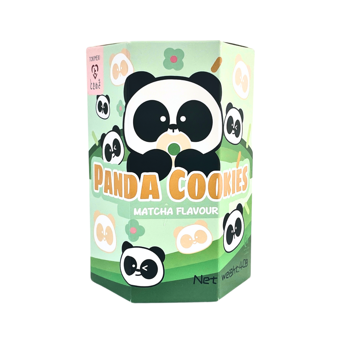 Tokimeki Tokimeki Panda Biscuit Matcha Flavor 40gr
