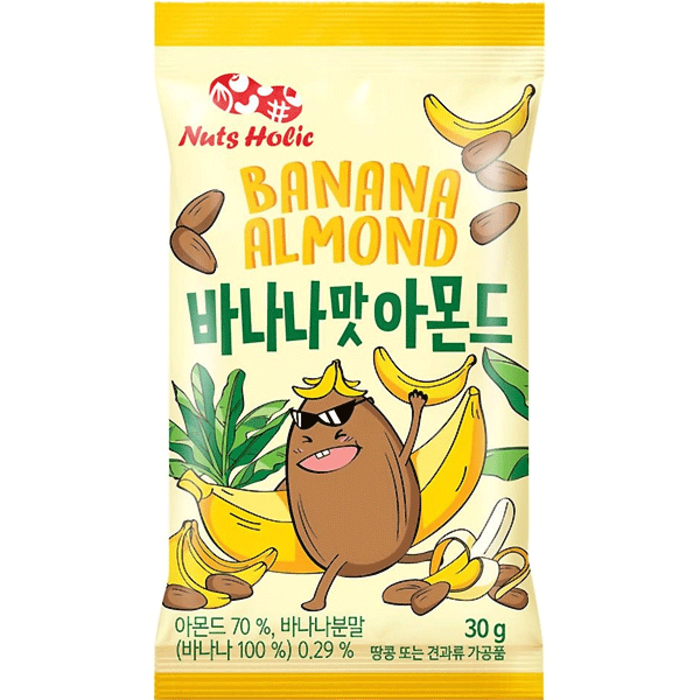 Nuts Holic hips Nuts Holic Banana Almond 30gr