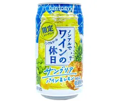 Suntory Drink Wine Holiday Sangria PineApple & Lemon Alc 3% 350ml Japan