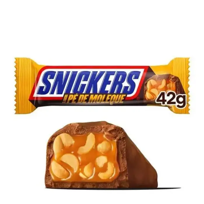 Snickers Chocolate Snickers Pé De Moleque 42gr