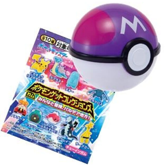 Pokémon Candy Chewing Gum with Pokémon Ball 1.6gr Japan