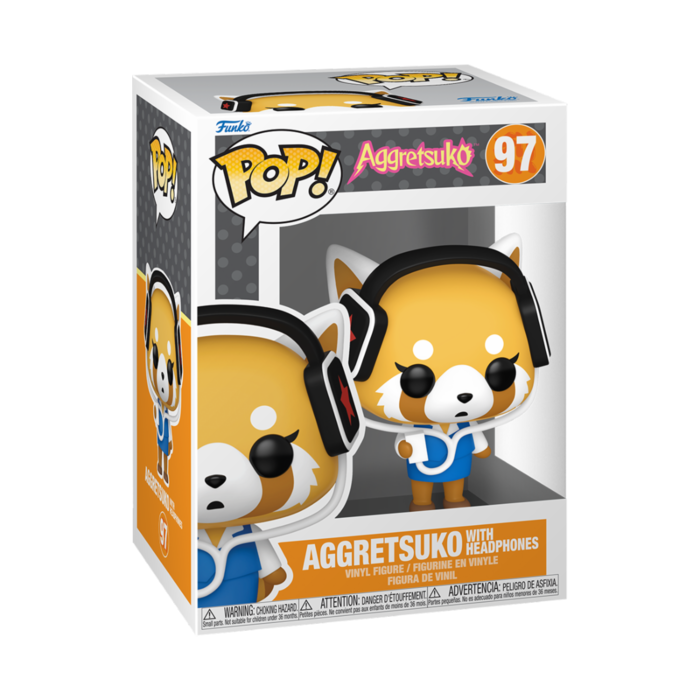 Funko Funko Sanrio 097 Aggretsuko with HeadPhones, Aggretsuko
