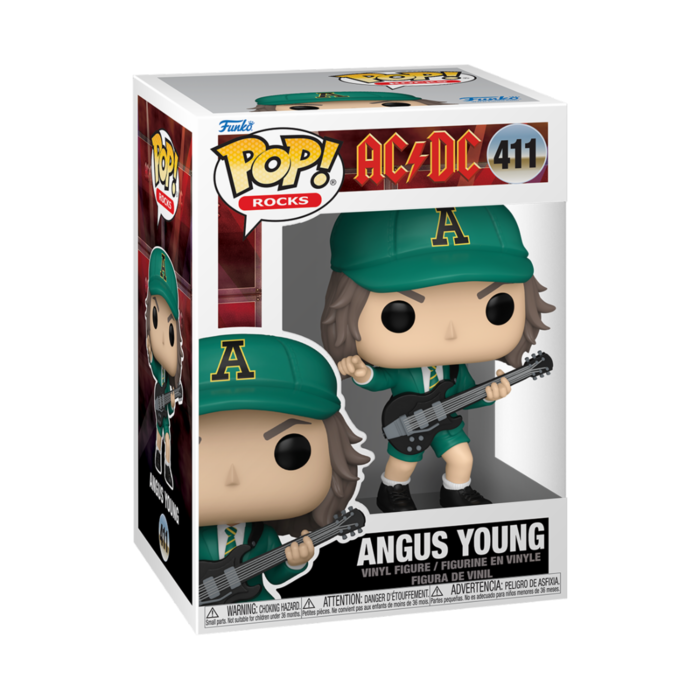 Funko Funko Rocks 411 Angus Young in Green, ACDC, Music