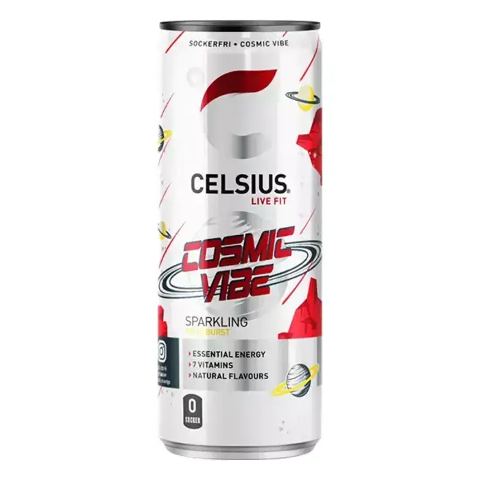 Celsius Drink Celsius Cosmic Viben Fruit Burst Flavour 355ml