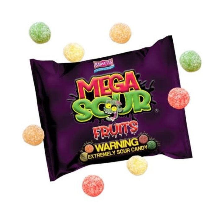 Barnetts Candy Mega Sour Fruits 104gr
