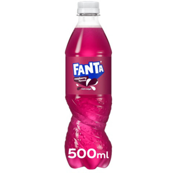 Coca-Cola Drink Fanta RaspBerry Zero Sugar 500ml