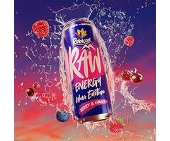 RubiCon Raw Drink RubiCon Raw Energy, Berry & Grape, Wave Edition, Natural Caffeine 500ml