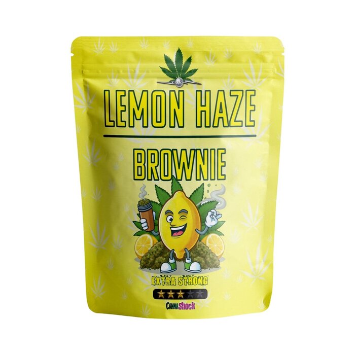 CannaShock Chocolate CannaShock Brownie, Lemon Haze Extra Strong 80gr