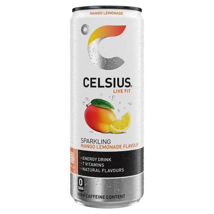 Celsius Drink Celsius, Mango Lemonade Flavour 250ml
