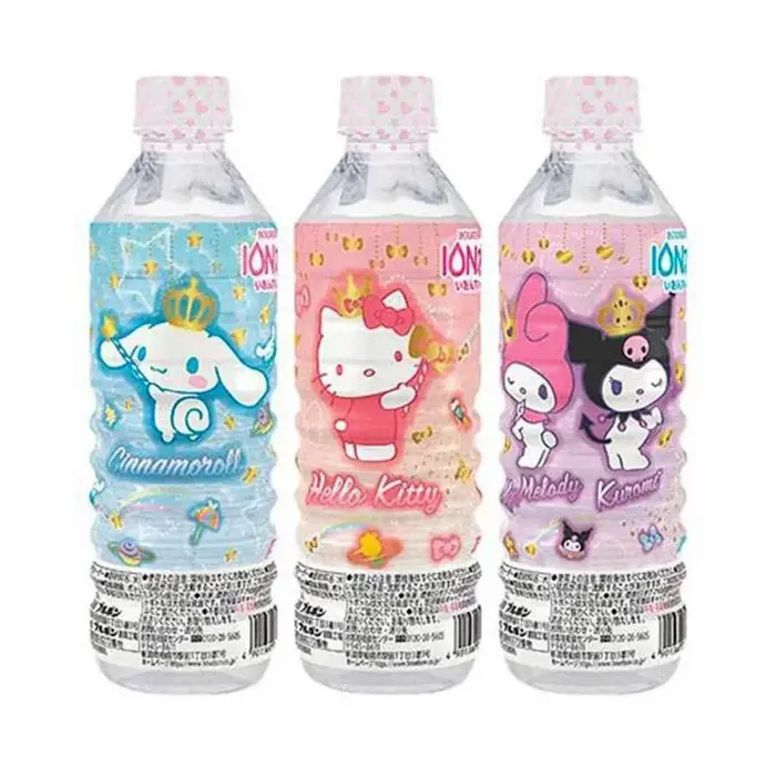 Sanrio Drink SanRio Hello Kitty or My Melody or Kuromi or Cinnamoroll 500ml
