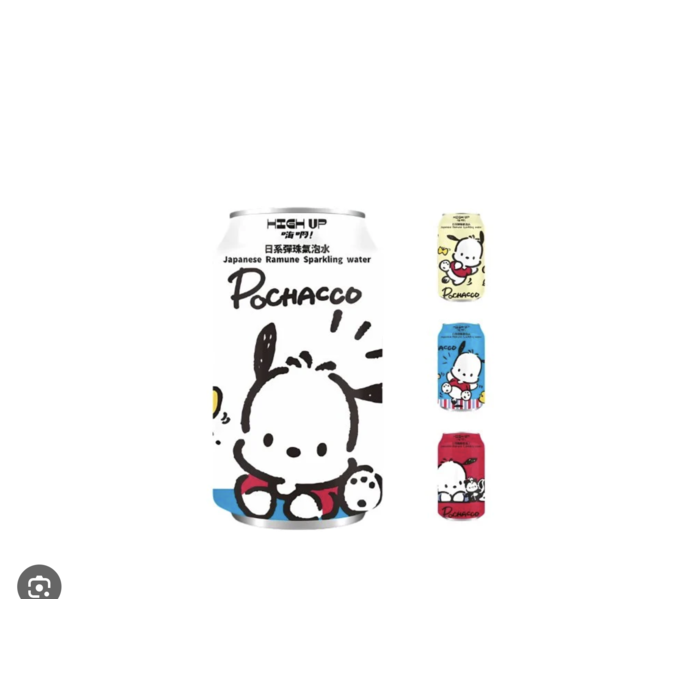 Sanrio Drinks SanRio HIGH UP Pochacco Japanse Ramune Sparkling Water 330ml
