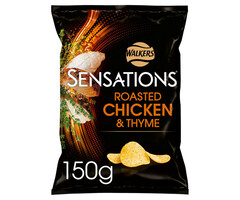 Walkers Chips Walkers Sensations Crisps Roasted Chicken & Thyme 150gr