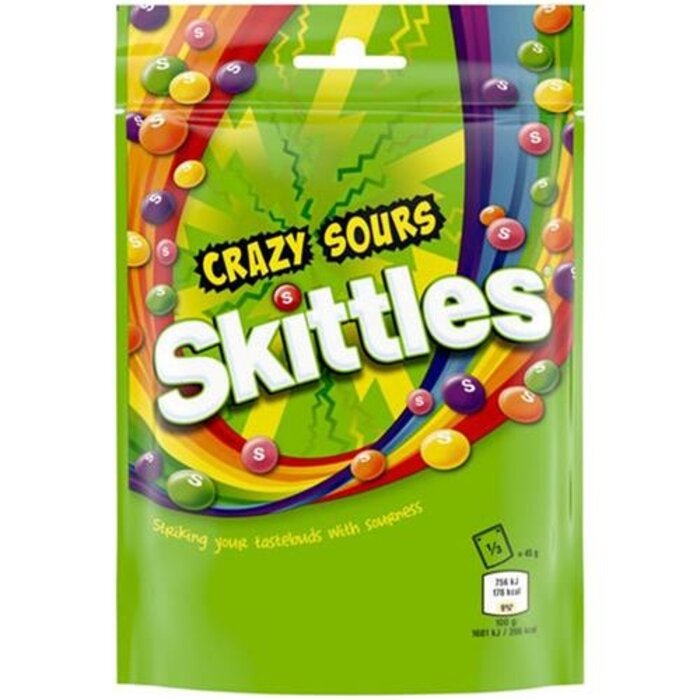 Skittles Candy Skittles Crazy Sours 136gr