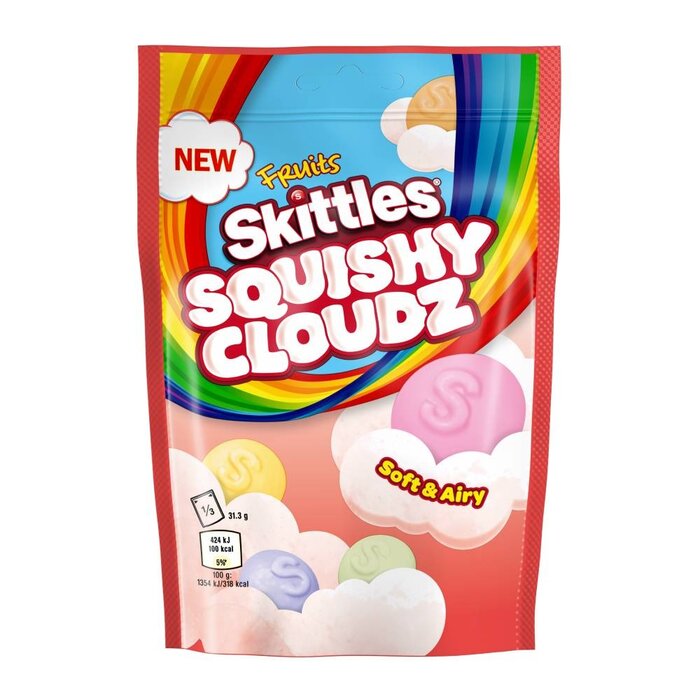 Skittles Candy Skittles Squishy Cloudz Fruits Treat Bag 70gr
