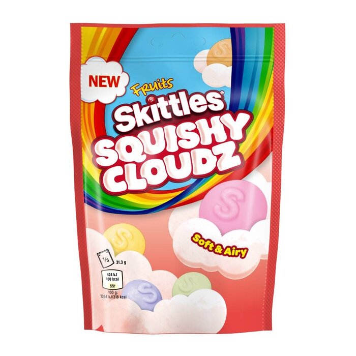 Skittles Candy Skittles Squishy Cloudz Fruits Treat Bag 70gr