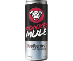 Monkey Drink Monkey Mule, WoodBerries and Spicy Ginger 4% 250ml