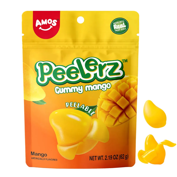 Amos Candy Peelerz Gummy Mango 65gr