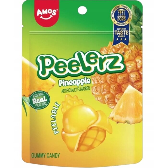Amos Candy Peelerz Gummy PineApple 65gr