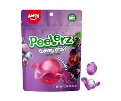 Amos Candy Peelerz Gummy Grape 65gr