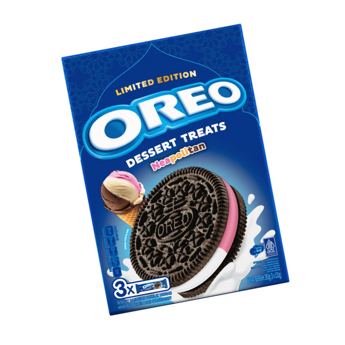 Oreo Cookies Oreo Dessert Treats Neapolitan Limited Edition 393gr Indonesia