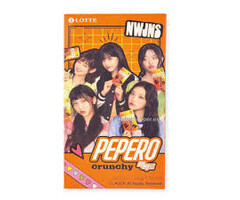 Lotte Cookies Pepero Crunchy 39gr Korea