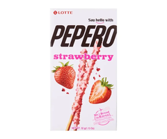 Lotte Cookies Pepero StrawBerry 32gr Korea