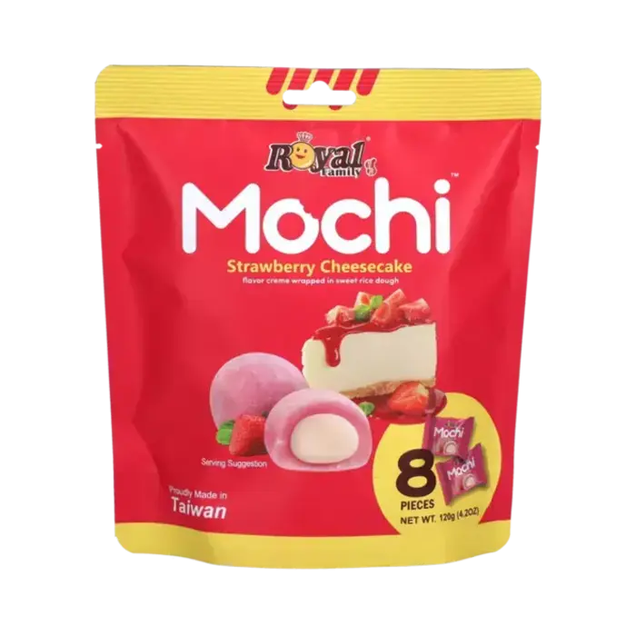 Royal Family Mochi Royal Family StrawBerry CheeseCake 120gr Taiwan
