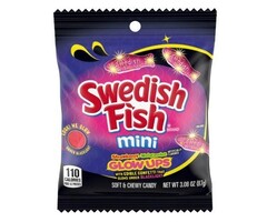 Swedish Fish Candy Swedish Fish GlowUps StrawBerry-WaterMelon 87gr