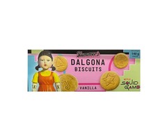 Squid Game Cookies Squid Game Vanilla Dalgona Biscuits 140gr