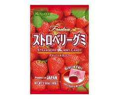 Kasugai Candy Frutia StrawBerry Gummy Candy 107gr Japan
