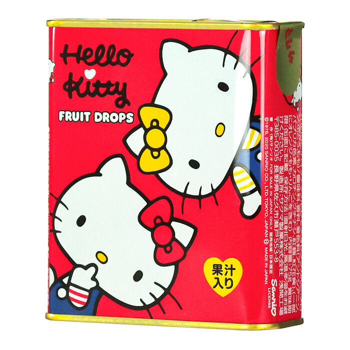 Sanrio Candy Hello Kitty Fruit Candy Tin Can 75gr Japan