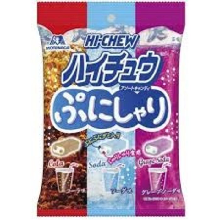 Hi-Chew Candy Hi-Chew Coke, Soda & Grape Gummy 68gr Japan